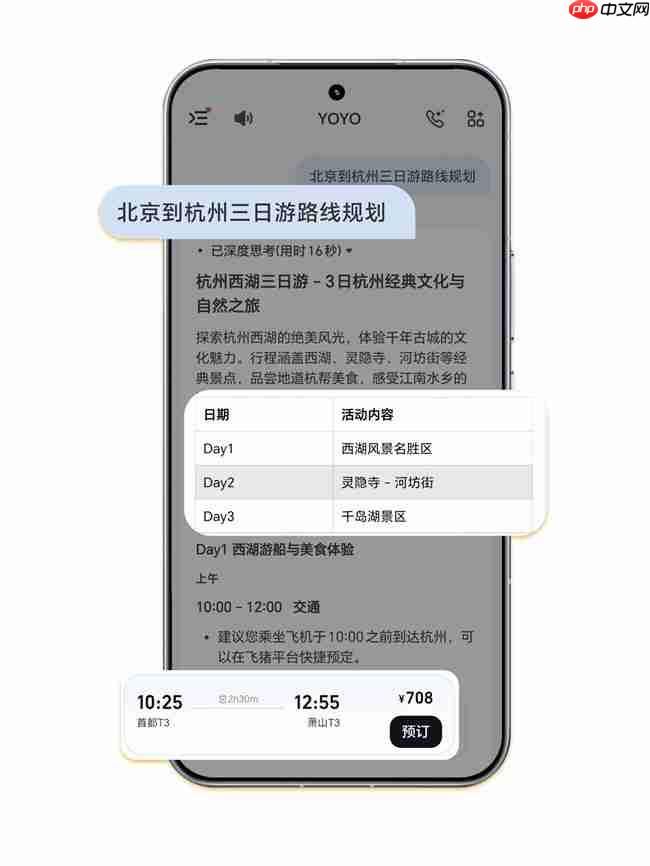 你的AI旅行向导:YOYO智能体携手飞猪旅行,打造有温度的智慧旅行体验