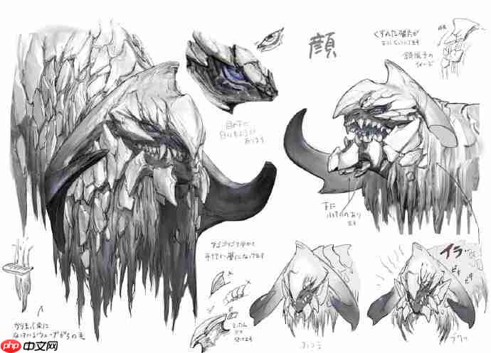 霸气煌雷龙与锁刃龙!《怪物猎人:荒野》设计草图公开