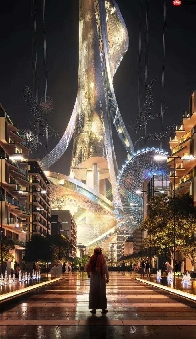 沙特挑战世界第一高楼:两千米高度“一柱擎天”,比迪拜哈利法塔高一倍多