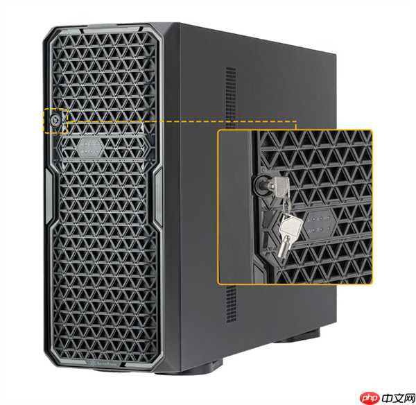 银昕新款工作站机箱售价超四千:门板带锁防盗 8热插拔硬盘位