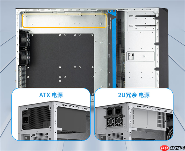 银昕新款工作站机箱售价超四千:门板带锁防盗 8热插拔硬盘位