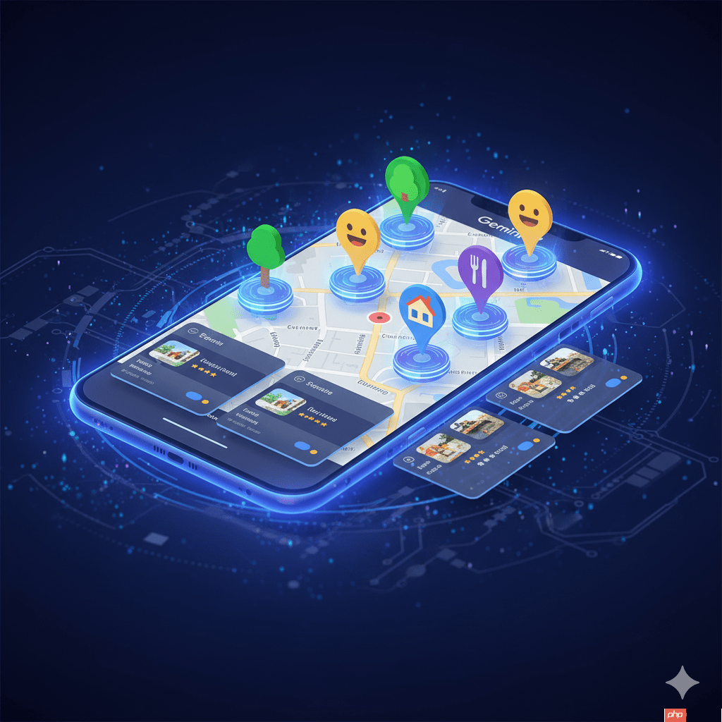 有图有真相！Gemini App内建Google地图强化视觉服务、增表情符号图钉