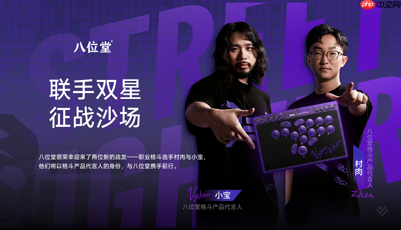 冠军之选,八位堂天刃星街机控制器紫透双签版重磅上市