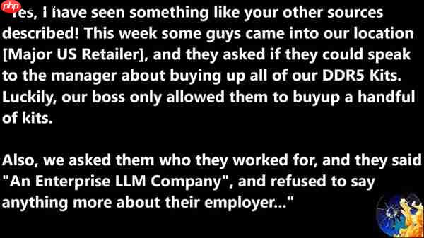 PC玩家太难了！OpenAI疯狂扫货DDR5：游戏内存也不能幸免