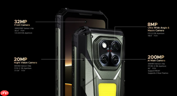 DOOGEE V Max LR手机全球上市:配20500mAh电池