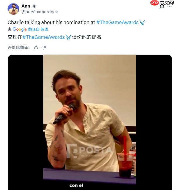 TGA新增动作捕捉大奖 响应《33号远征队》配音的建议