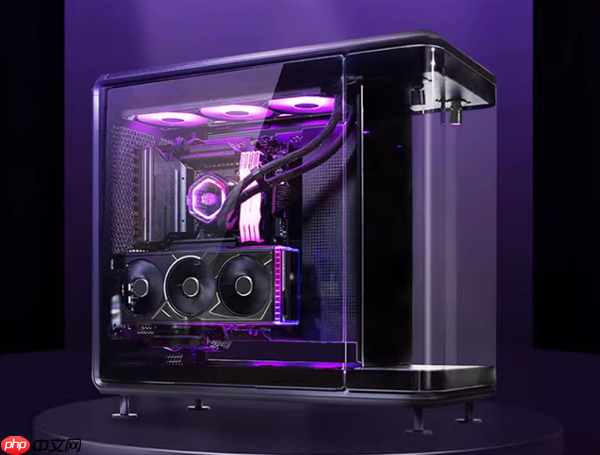 酷冷至尊Master Frame 360机箱首发1999元起：前置展示平台 配ARGB聚光灯