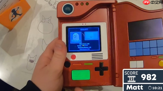 动手高玩打造《宝可梦》图鉴还原终端 多种功能致敬原作