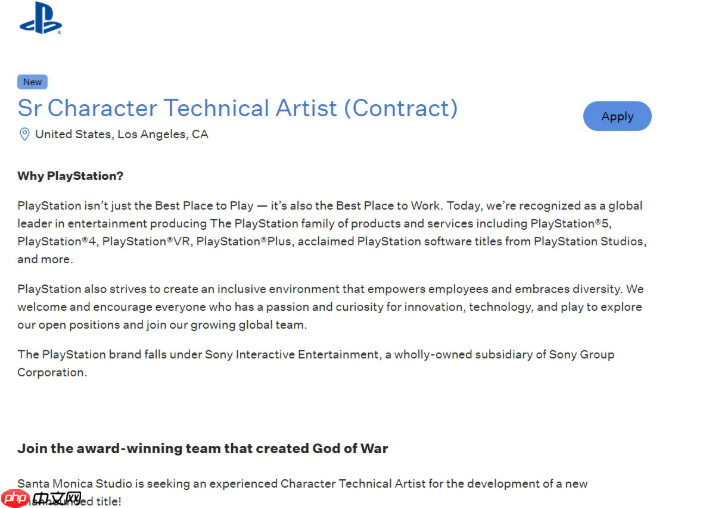 《战神》工作室新IP持续推进中!或已进入中期制作