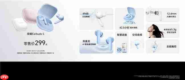 荣耀耳夹耳机2Pro正式发布国补到手价466.65元