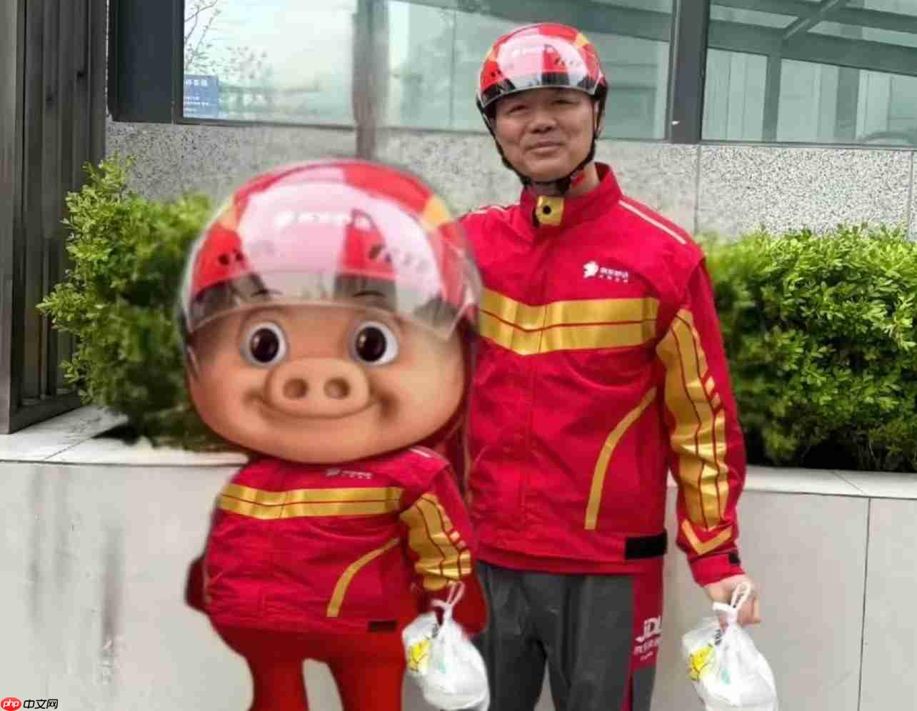 法拉利大战迈凯轮：京东外卖骑手内测新工服曝光，与淘宝闪购“红橙对决”