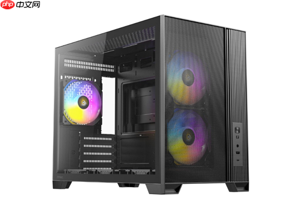 安钛克发布FLUX M机箱：搭载垂直+水平双风道