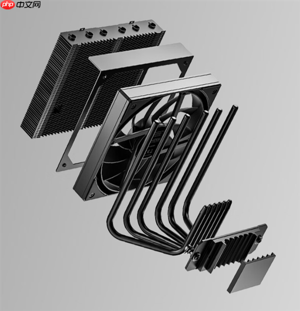 ID-Cooling新款风冷散热器首发209元:77mm高度 自研六热管