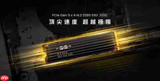 广颖电通最快固态硬盘XPOWER XS90发布：6nm主控 最大读取速率14.3GB/s