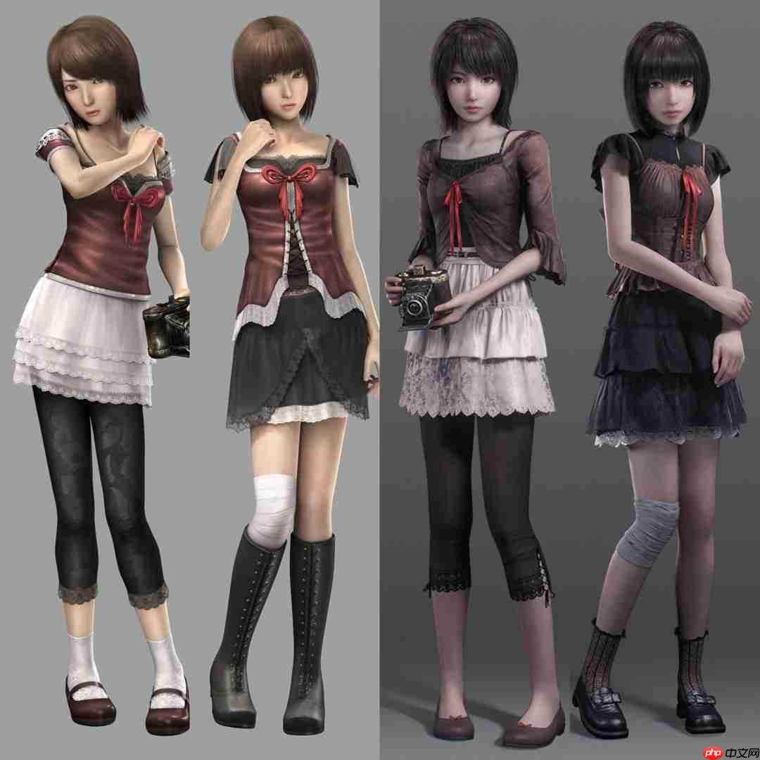 《零:红蝶》新老模型对比 双子姐妹新面貌引两极评价