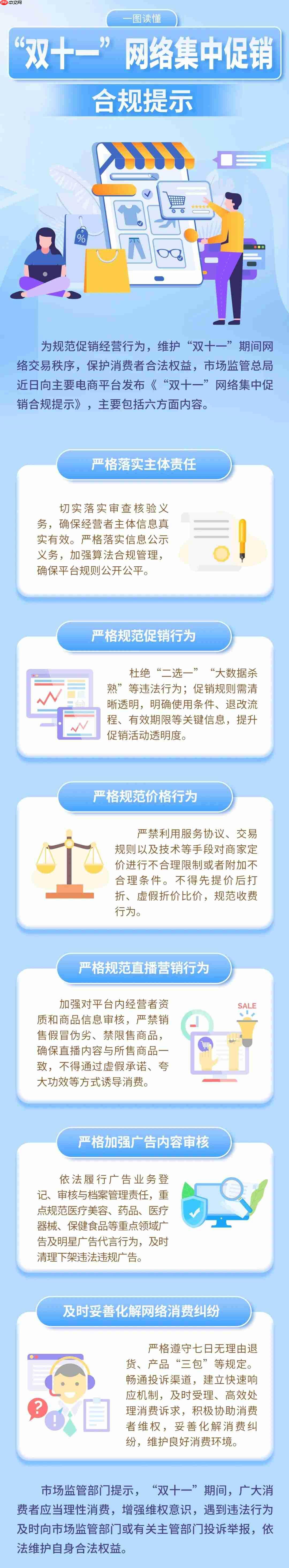 杜绝“二选一”“大数据杀熟”！市场监管总局发布“双 11”合规提示