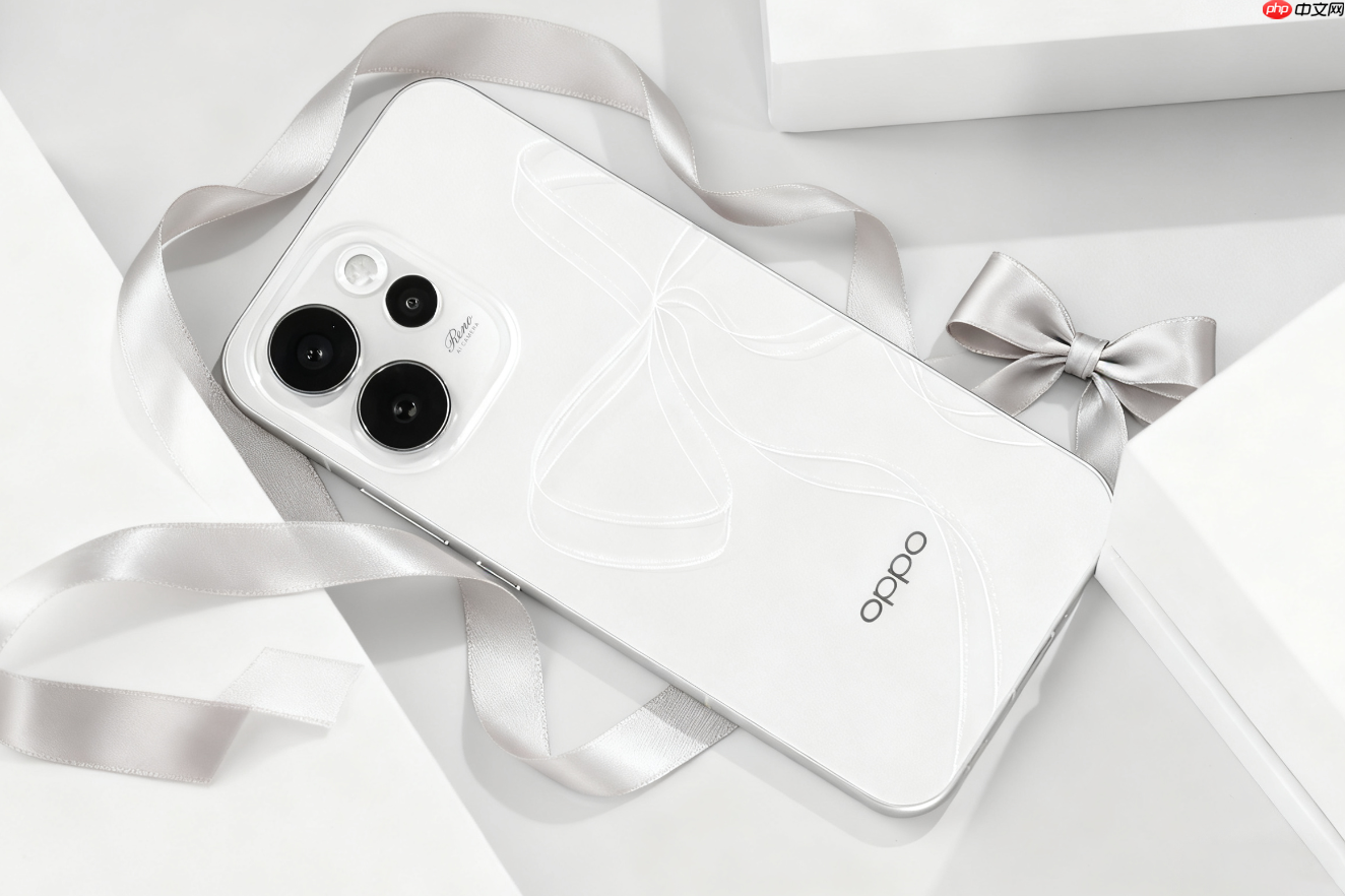 OPPO Reno15系列图赏：星光蝴蝶结 因你闪耀
