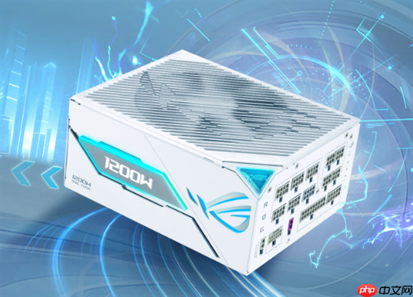 ROG雷神3代1200W电源新增纯白版本:磁吸OLED侧屏 售价3899元