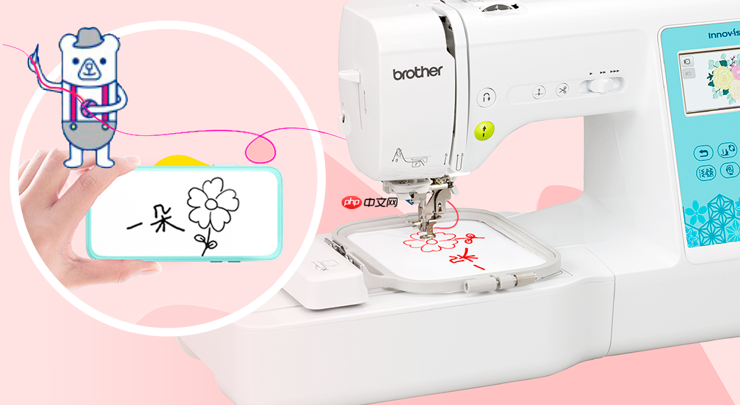 Brother缝绣新品进博首秀,以AI之力开启智能绣花新时代