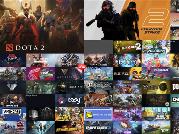 看看你的最爱有多大 开源神器一键生成Steam库存拼贴图：玩得越久图越大！