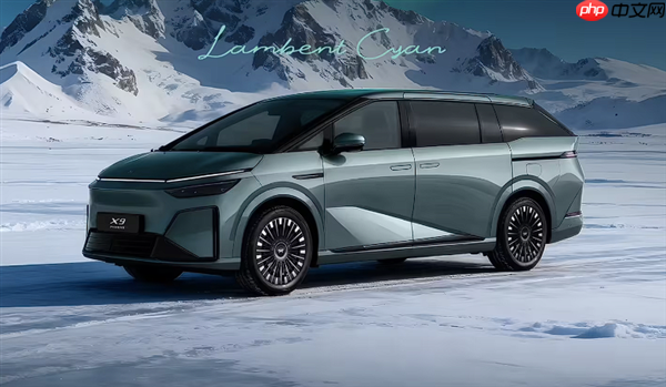 配60升大油箱 小鹏X9增程版内饰公开:全车用4.2米进口真木