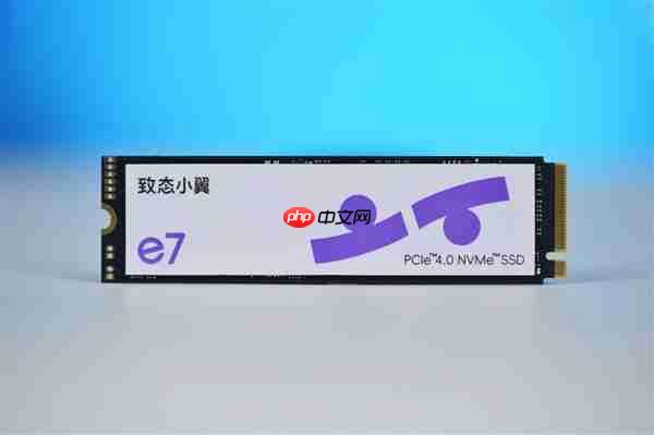 疾速6000MB/s!长江存储致态小翼e7 1TB SSD图赏