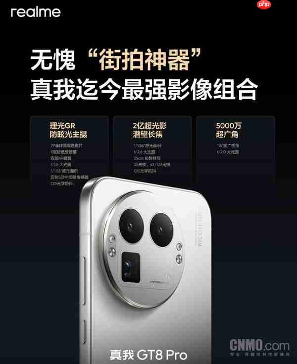 真我GT8系列亮点全解析:标准版越级满配 Pro版打造街拍神器