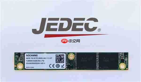 SOCAMM2 LPDDR5X内存标准即将出炉：频率接近10GHz