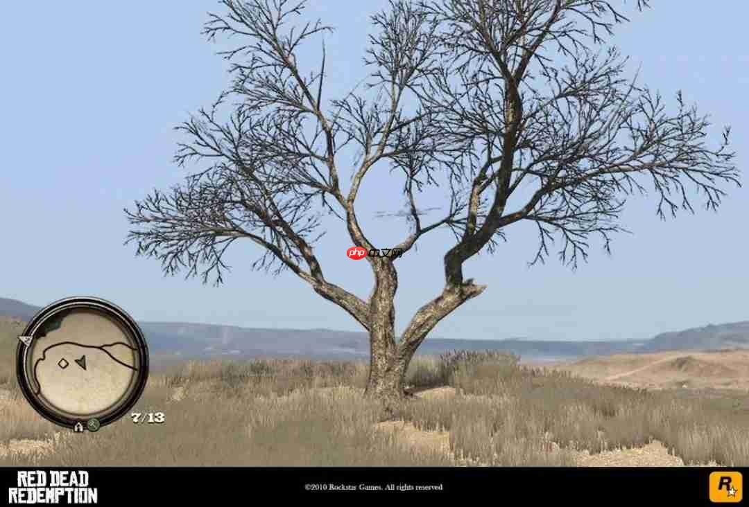 前R星员工公开《荒野大镖客：救赎》早期开发画面截图