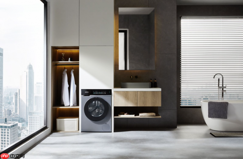 智享高效洗护，西门子家电发布小幸熨洗干一体机，重塑都市精致生活
