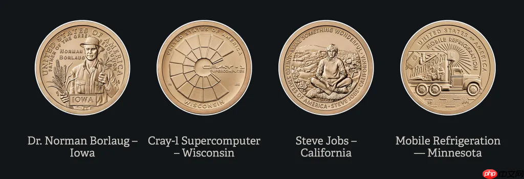 美国铸币局官宣:苹果联合创始人乔布斯将登上美国创新一美元硬币