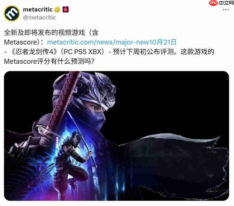 龙哥就是龙! 《忍者龙剑传4》评测禁令将于下周解禁