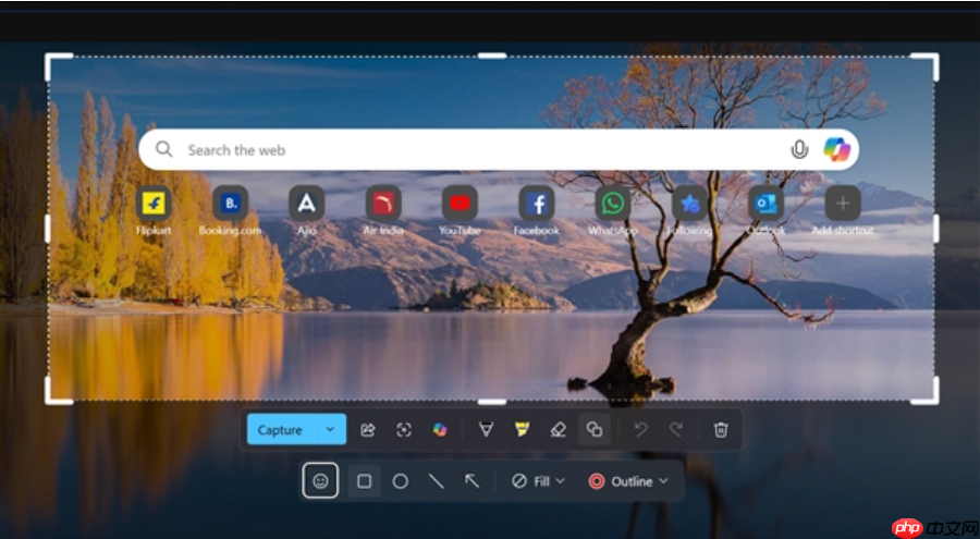 Windows 11 截图工具更新，支持即时标注