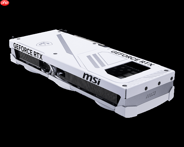 微星首款背插显卡发布：纯白、看不到一根线