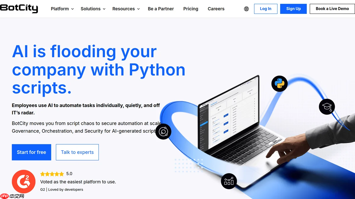 Python 自动化治理平台 BotCity 融资 1200 万美元