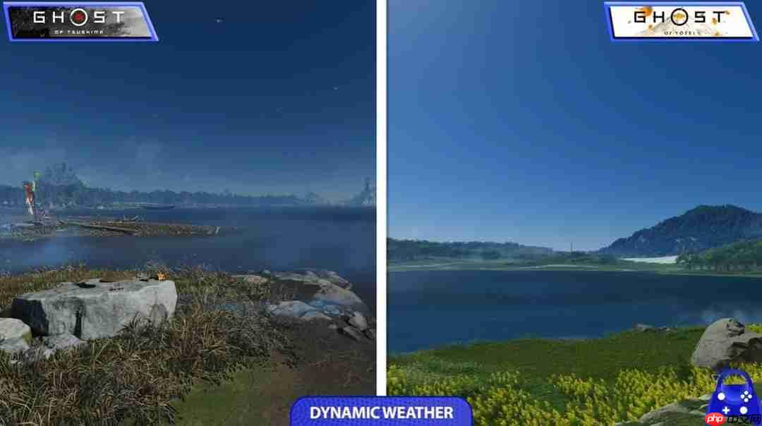 显著提升! 《羊蹄山之魂》与《对马岛之魂》最终画面对比