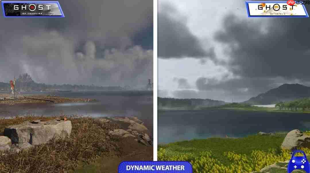 显著提升! 《羊蹄山之魂》与《对马岛之魂》最终画面对比