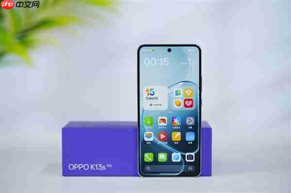 满级防尘防水仅1499元!OPPO K13s图赏
