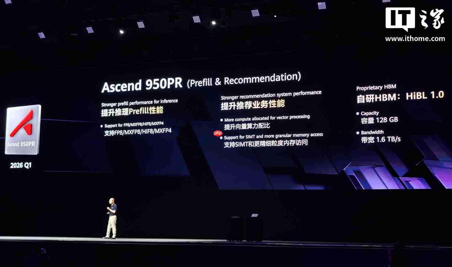 华为昇腾 950 芯片架构公布,明年推出