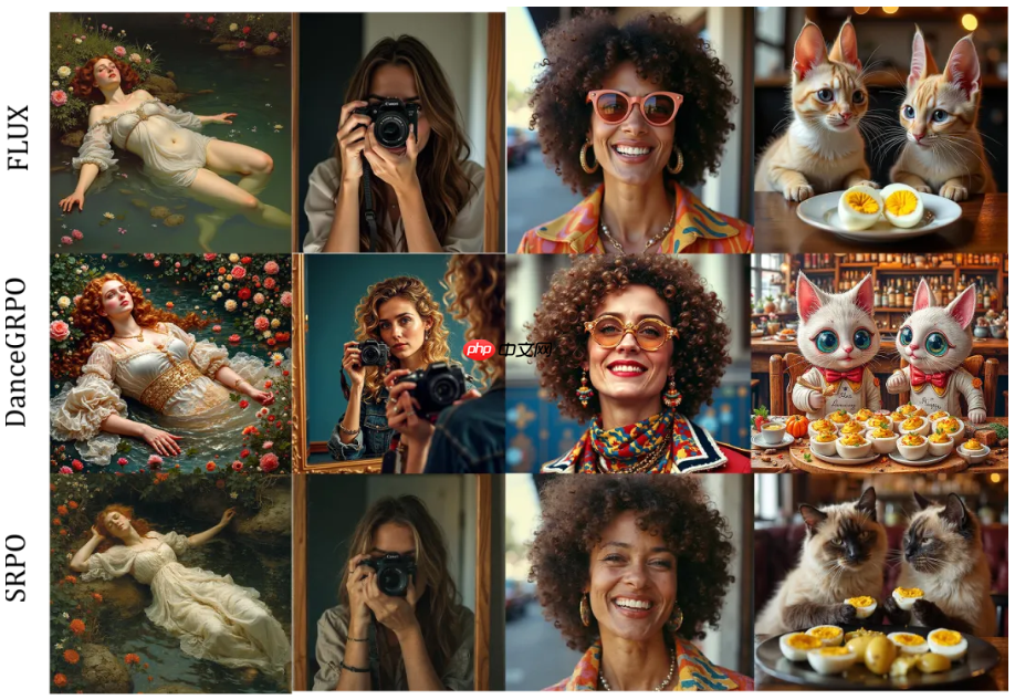 腾讯混元公布 SRPO 技术，解决大模型生图“过油”问题