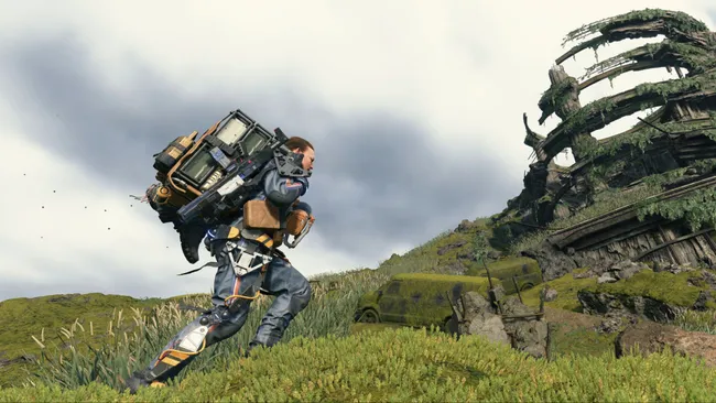 晕了！主播将《死亡搁浅》画面变成了要维持平衡的货物