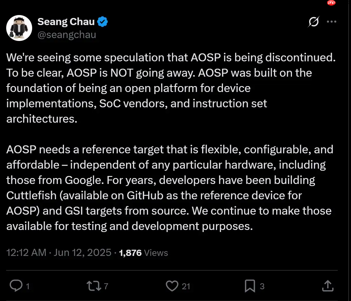 谷歌推迟发布 Android 16 QPR1 的 AOSP 源代码，引发担忧