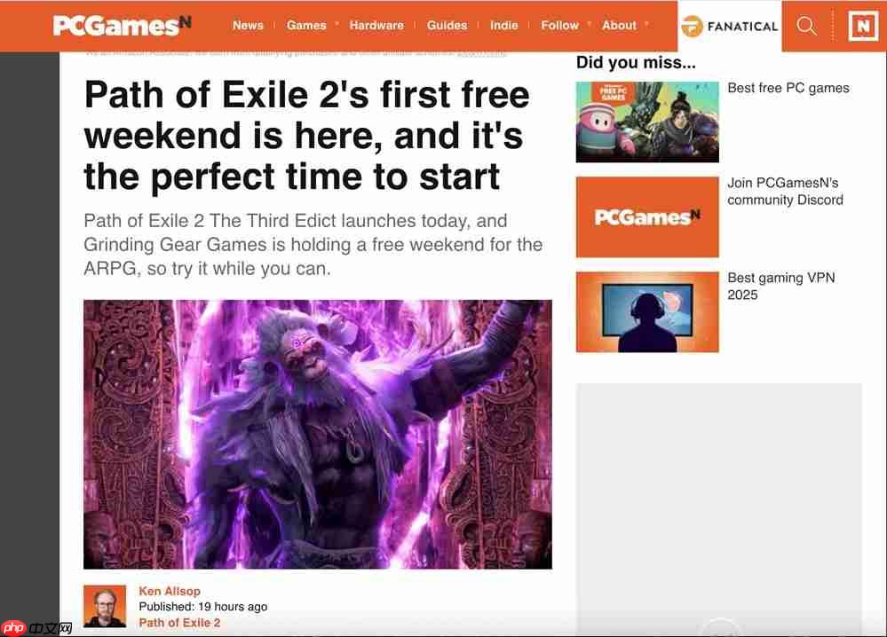 全球爆款载誉前来,《流放之路:降临》预充值不删档测试9月11日正式开启