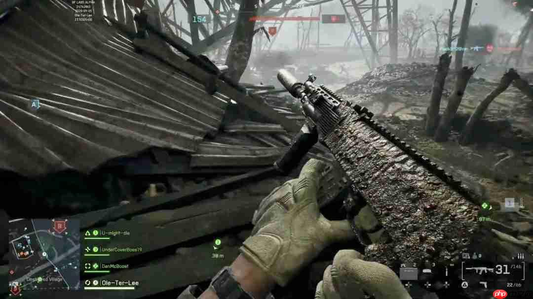 和《战地1》一样 《战地6》的武器上也能堆积淤泥