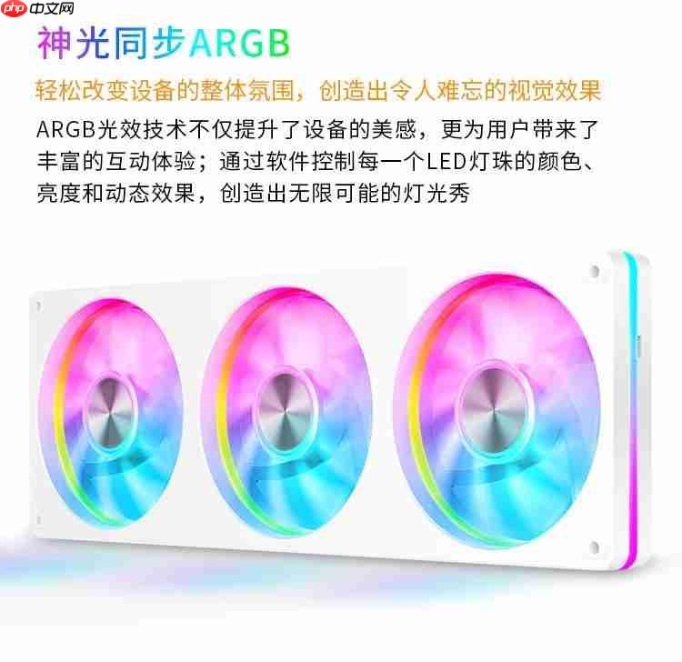 看腻无限镜?九鲨JK-F360一体风扇,突破视觉边界,光效新体验