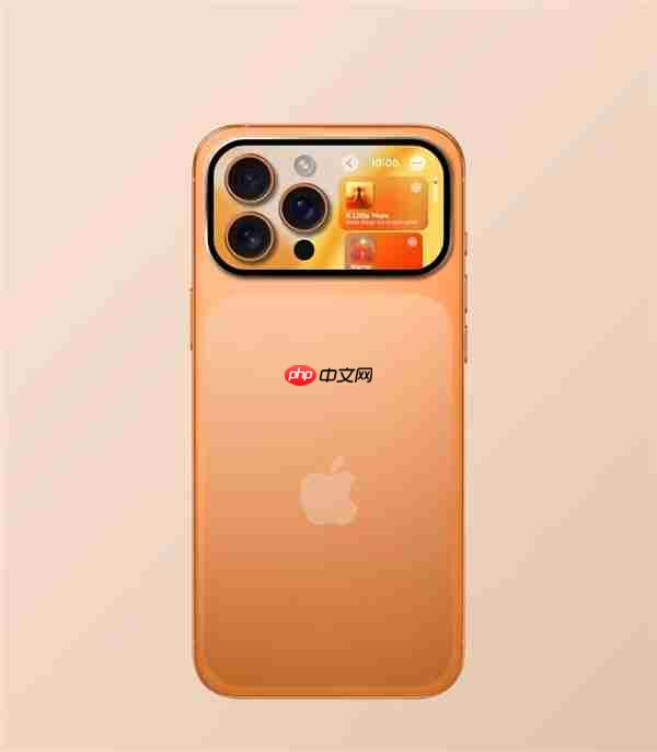 国外大神曝iPhone 17隐藏款：摄像头模组带副屏 或成苹果全新功能IP