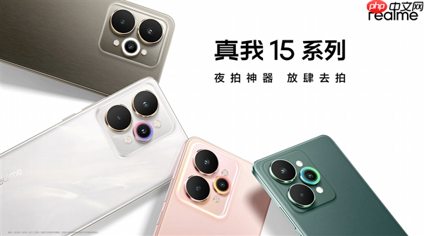 真我15 Pro外观公布 行业首创流光晕染工艺 每台都独一无二