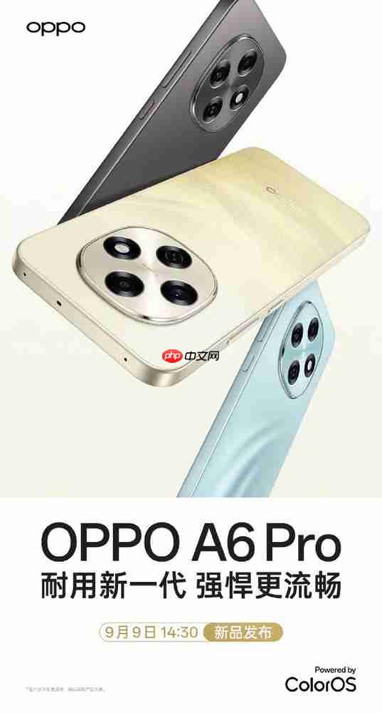 OPPO A6 Pro将首发ColorOS流畅黑科技 六年也耐用