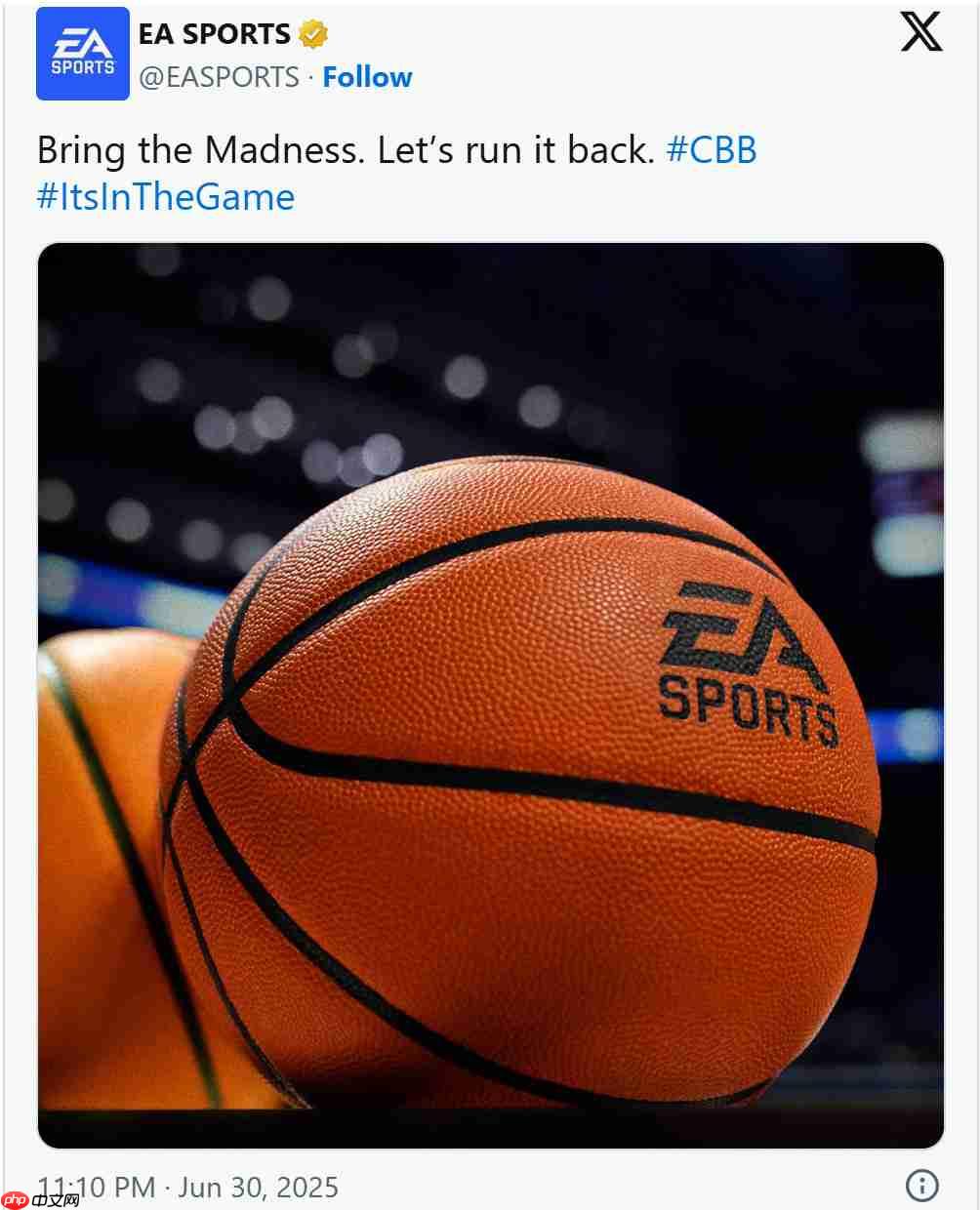 《EA Sports大学篮球》游戏泡汤 版权回归2K