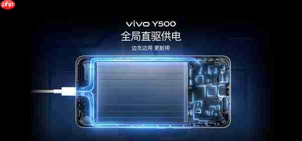 8200mAh蓝厂史上最大！vivo Y500发布：1399元起